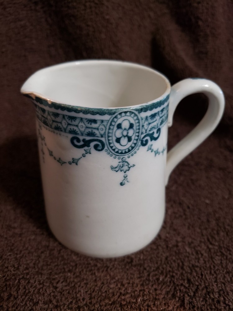 Imperial Woolworth Creamer Blue & Ivory