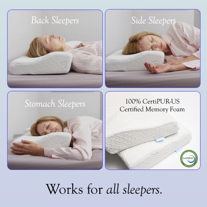 Dosaze Contoured Orthopedic Pillow - Standard