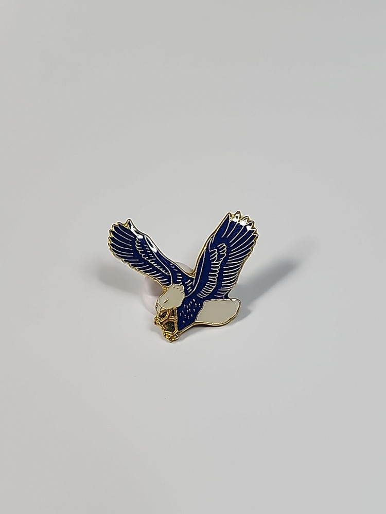 Blue Eagle Bird Lapel Pin