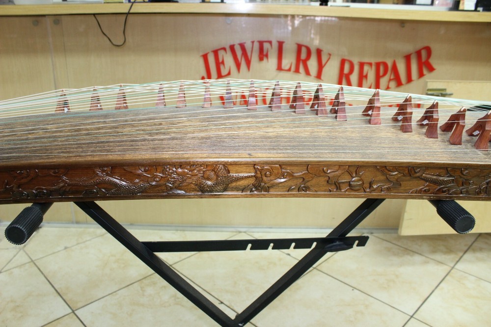 Guzheng Chinese 21 String Harp 52" Instrument