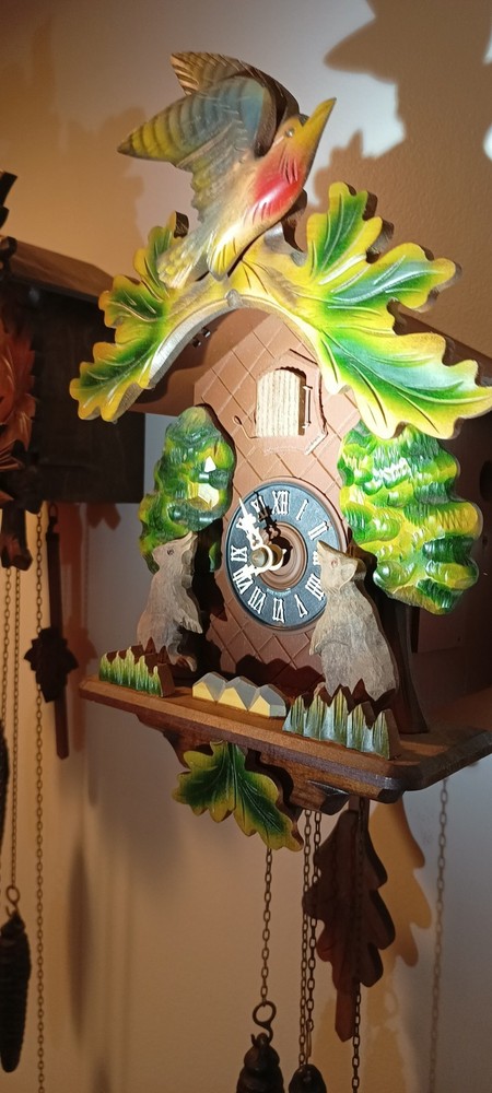 Vintage Black Forest Cuckoo Clock Germany