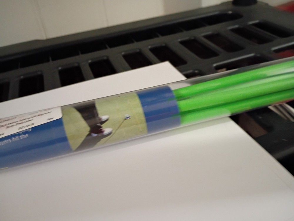 Golf Alignment Stick - Golf Tour Sticks 46” Green Golf Alignment Rods 2 Pack