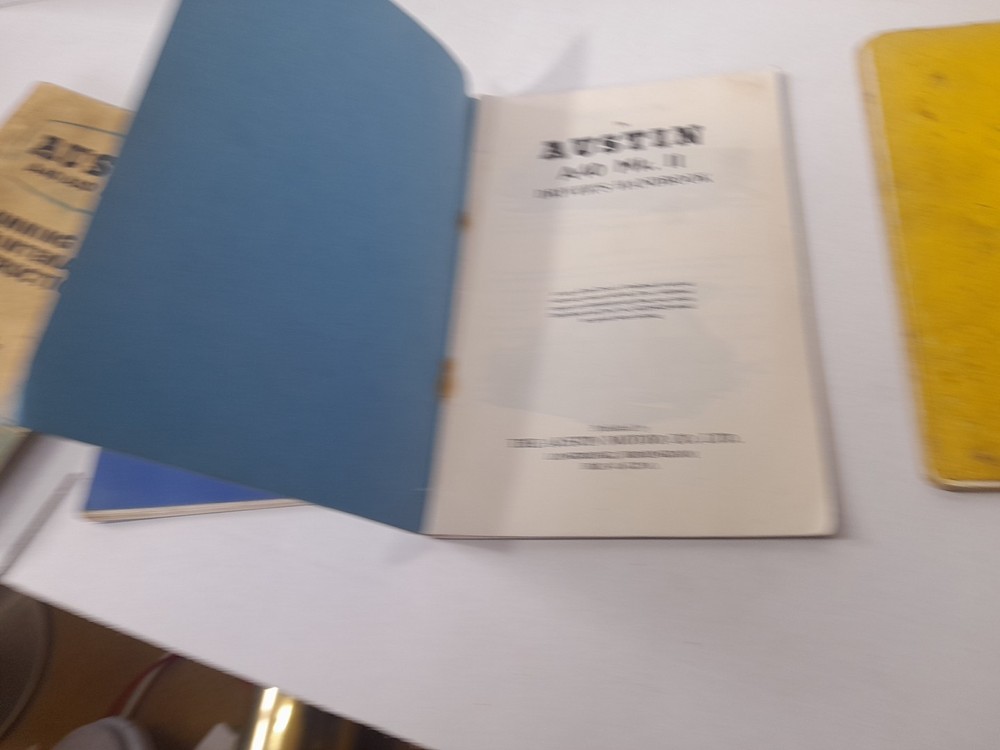 Vintage Austin Handbooks