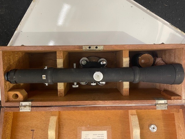 Vintage Lietz Engineer Survey Level Scope Transit