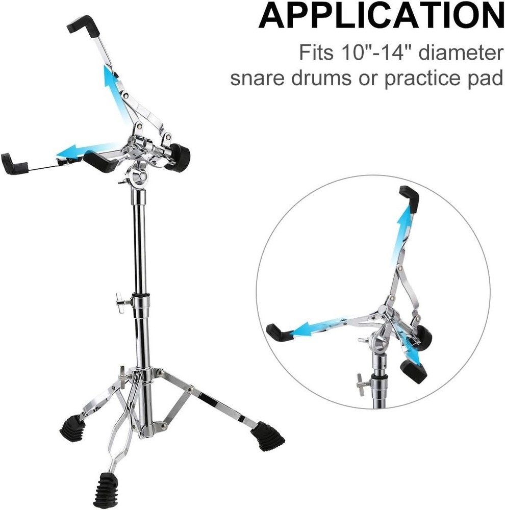 Adjustable Height Snare Stand with Memory Locks
