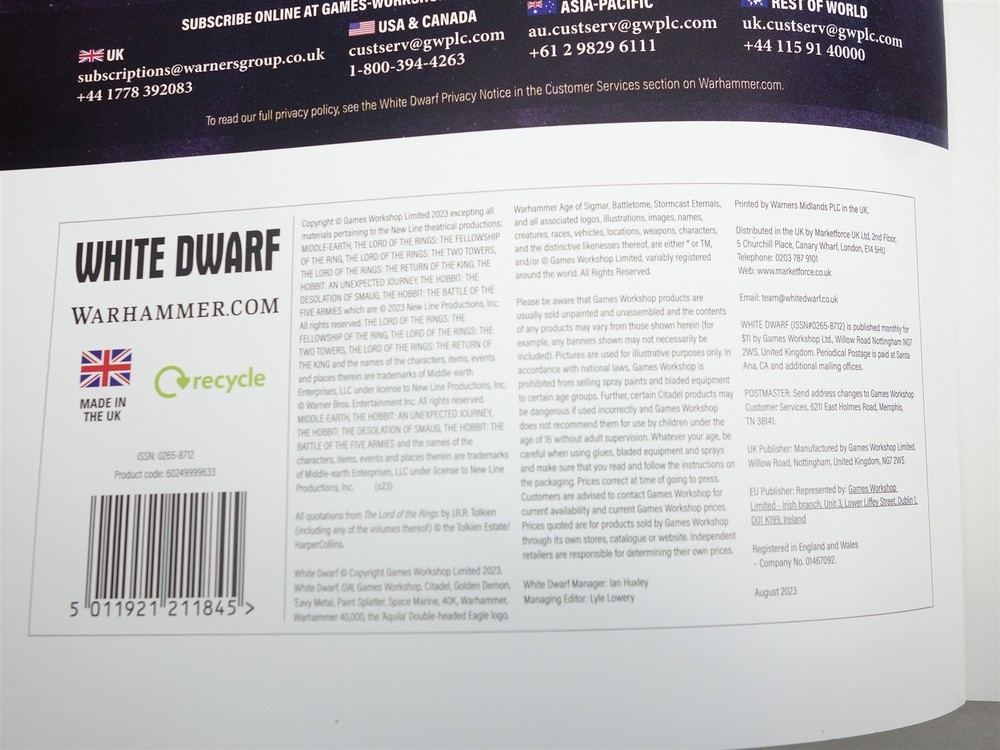 White Dwarf: #491 August 2023 (Games Workshop)