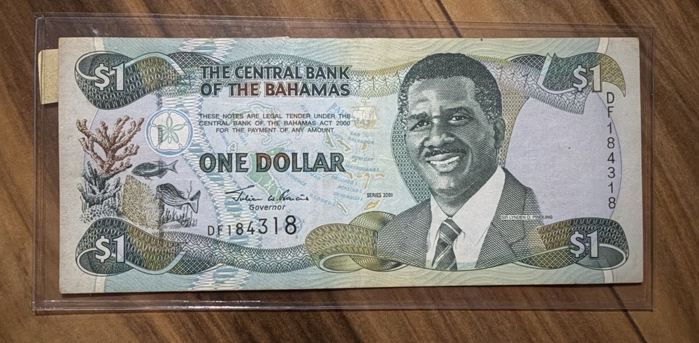 BAHAMAS $1 NOTE