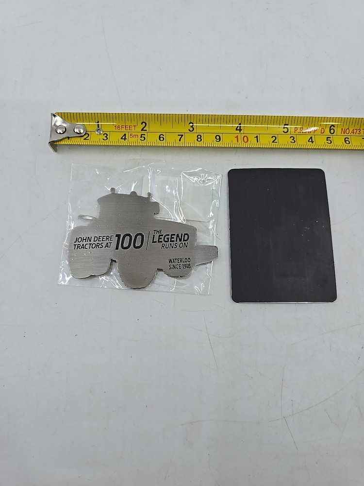 John Deere 100th Anniversary Tractor Medallion & Magnet Set
