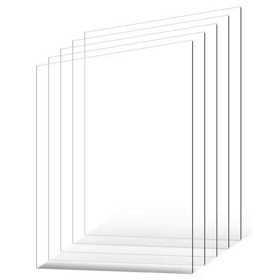 Plexiglass 8 X 10 x 1/8" (5 pack)