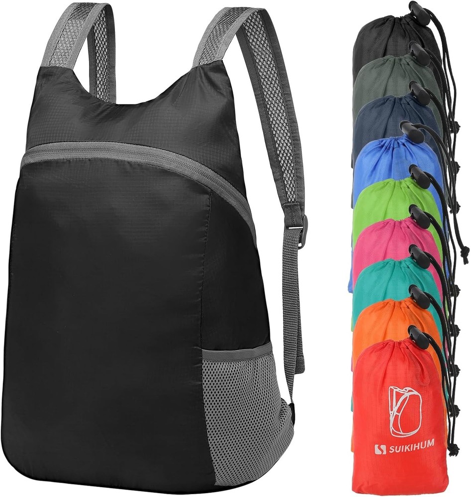 20L Ultra Hiking-Daypack Lightweight Foldable Travel Packable Backpack for Ca...
