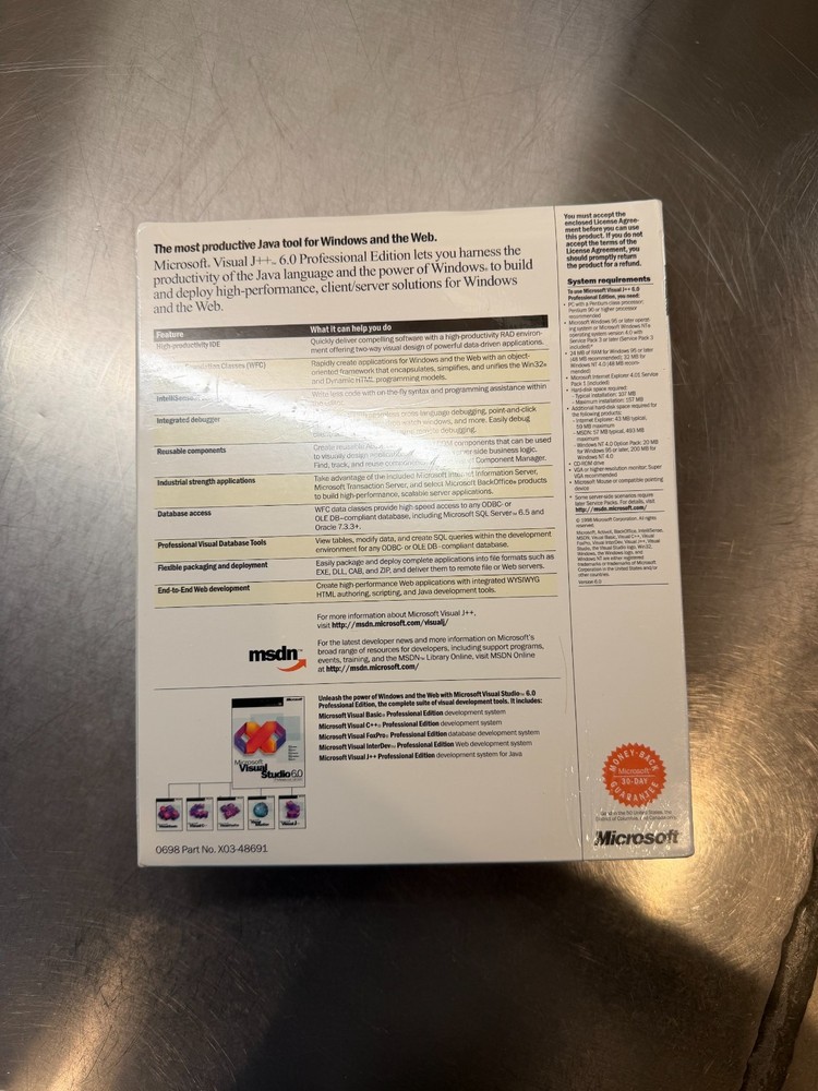 Microsoft Visual J++ 6.0 Professional
