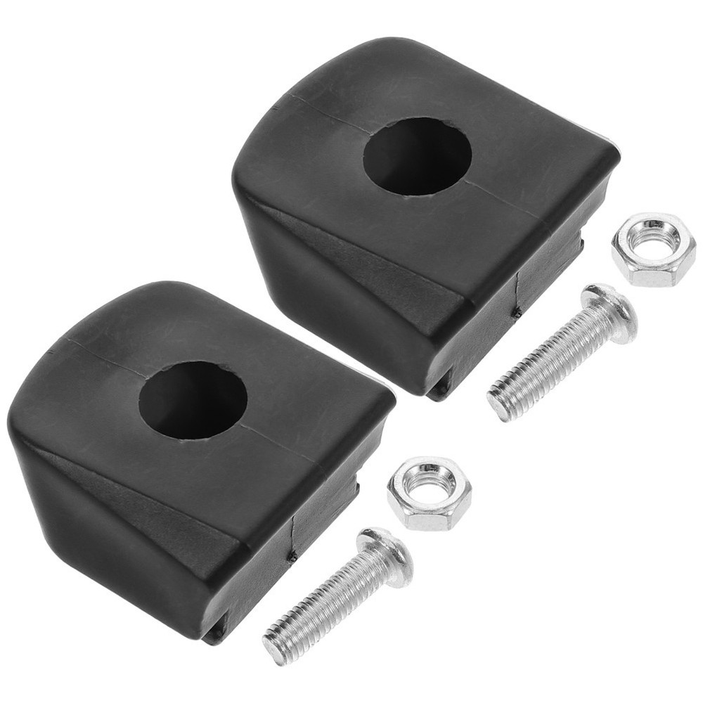 2 Pcs Black Roller Skate Stoppers Inline Skates Brake Accessories