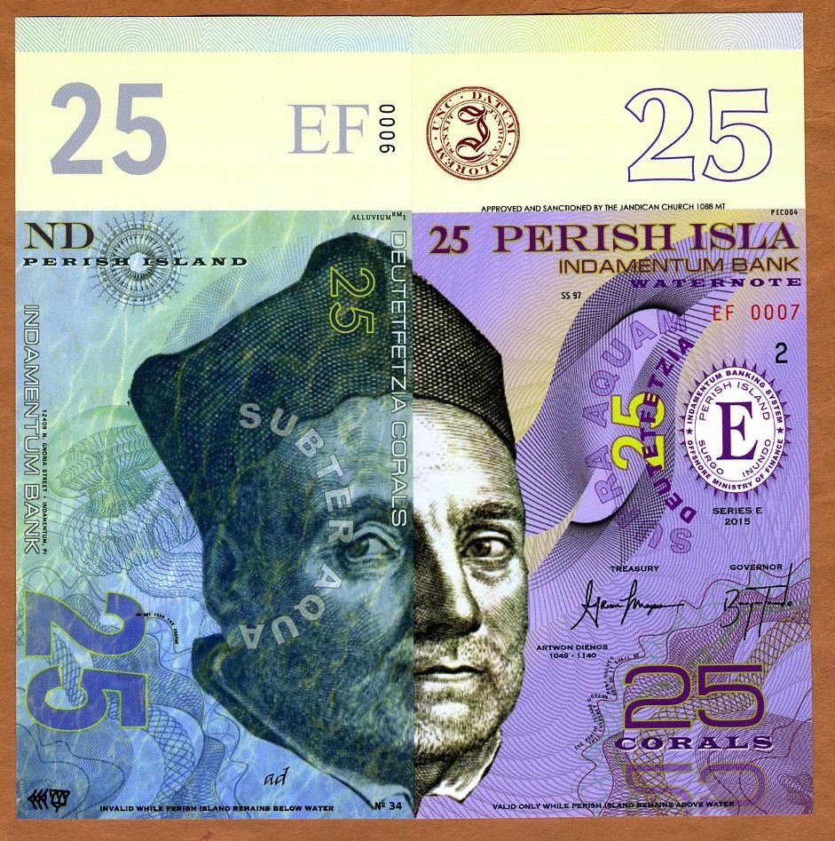 Perish Island, 25 Corals, 2015, Private Issue, UNC POLYMER