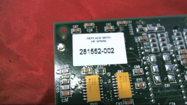 HP Compaq 281552-002 Robotic Controller PC Board for ESL9326 Tape Library Loader