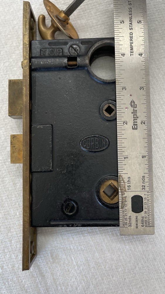 Antique Corbin Mortise & Thumbturn