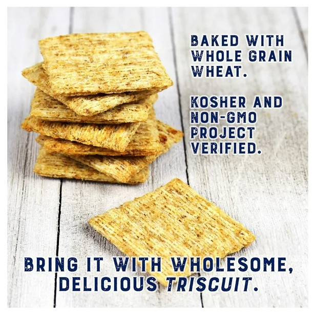 Triscuit Balsamic Vinegar and Basil Crackers, 200g (3 Pack)