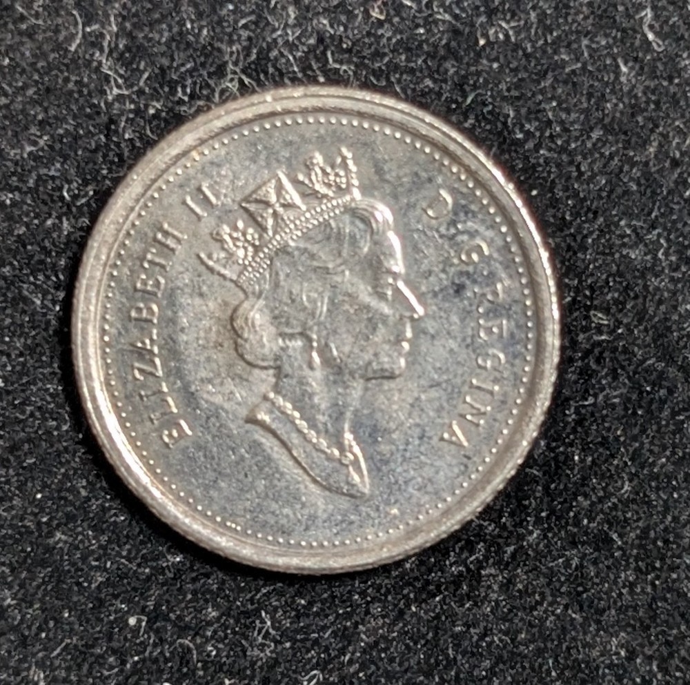 2000 Canada 10 Cents Circulated KM# 183