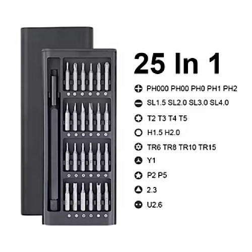 24 in 1 Micro Screwdriver Set DIY Screwdriver Set Mini Multi Bit Computer +