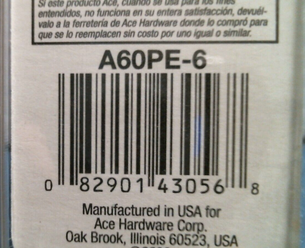 ACE Adapter Insert & Plastic Sleeve, 3/8", (43056) FS