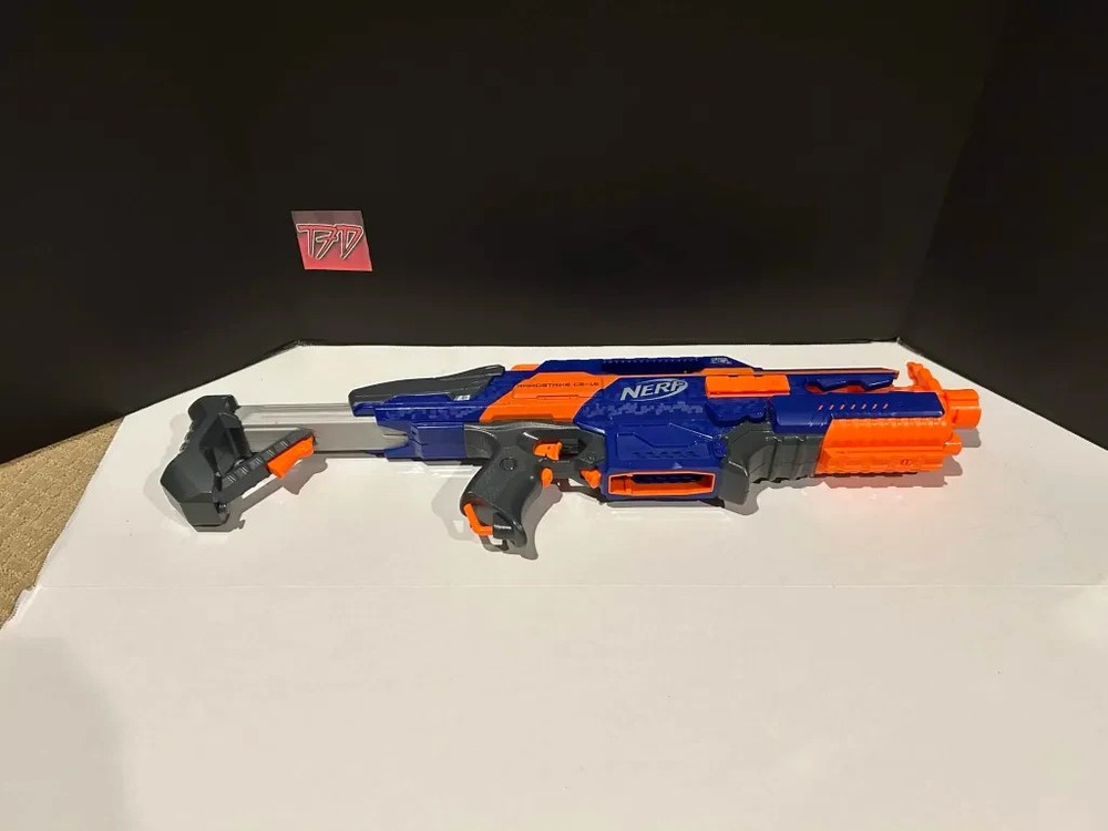 Nerf N-Strike Elite Rapidstrike CS-18 Motorized Dart Blaster Blue Authentic