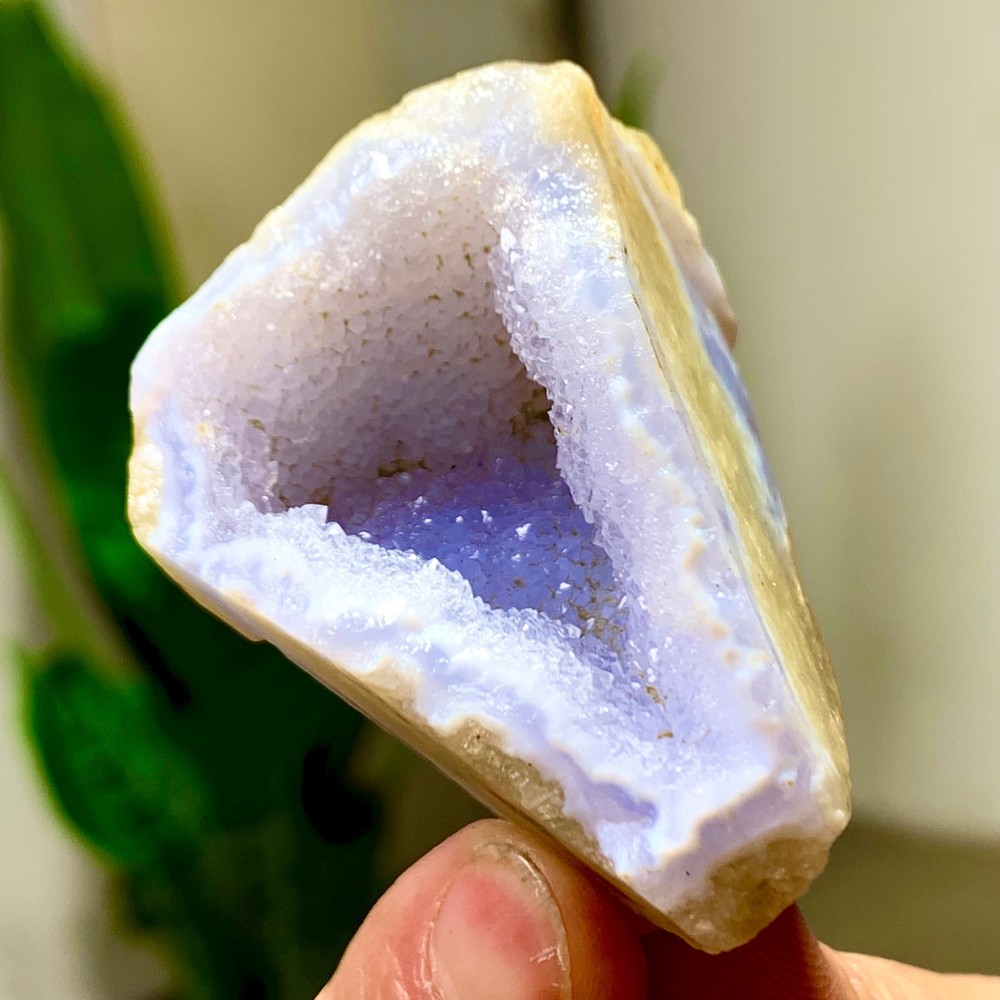 53GNatural Blue striped agate Crystal Chunks piece form Mineral Specimens