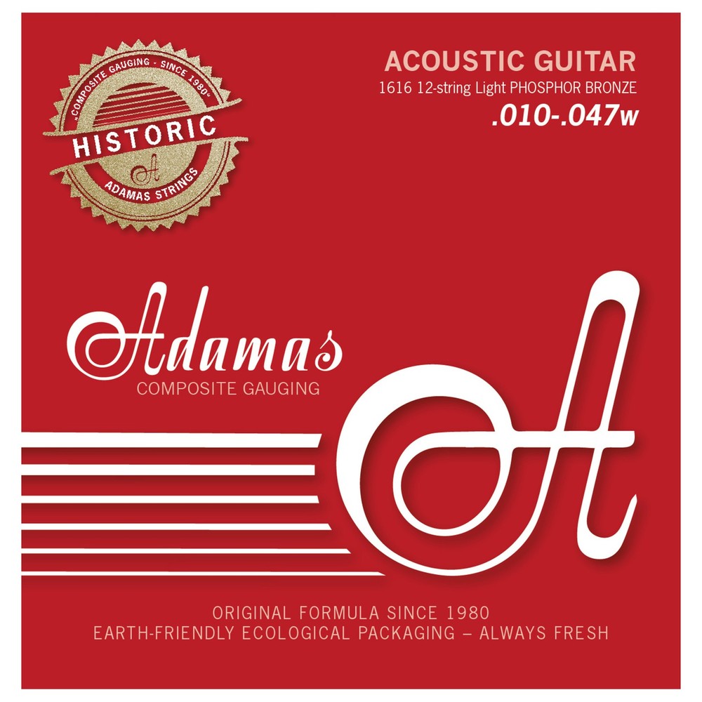 Adamas 12-String Acoustic Guitar Set Light .010-.027
