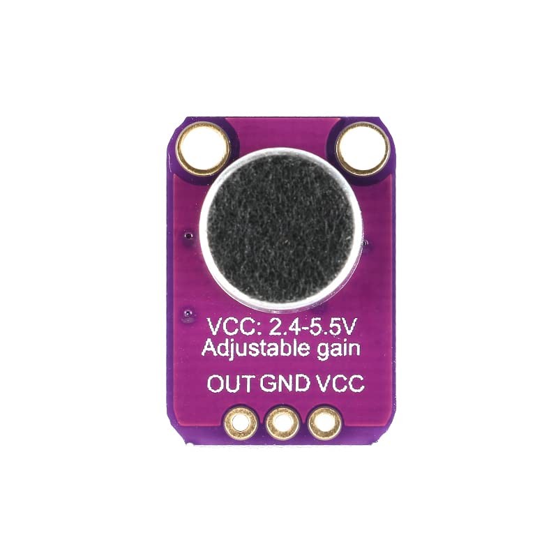 2pcs MAX4466 Sound Module Microphone Amplifier MAX4466 Adjustable Gain Microp...