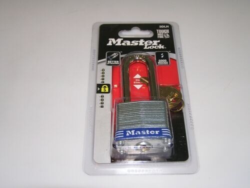 NEW! MASTER LOCK Laminated Steel Padlock 3DLH
