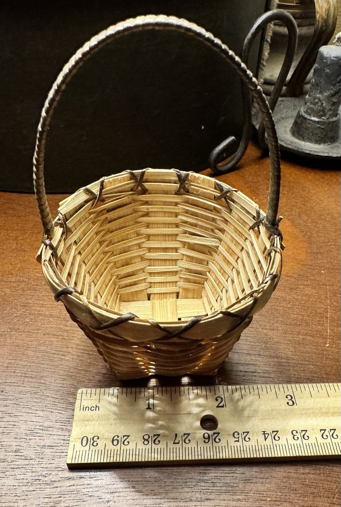 Mini Woven Basket, New
