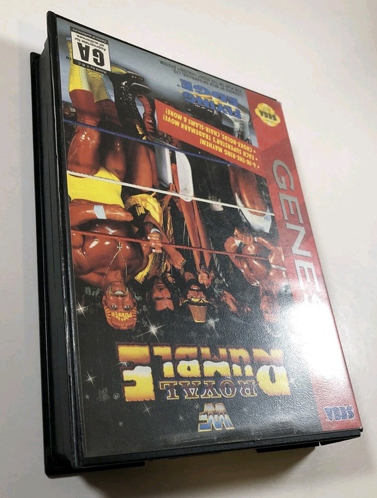 CASE ONLY NO GAME - WWF ROYAL RUMBLE (Sega Genesis) PLEASE READ