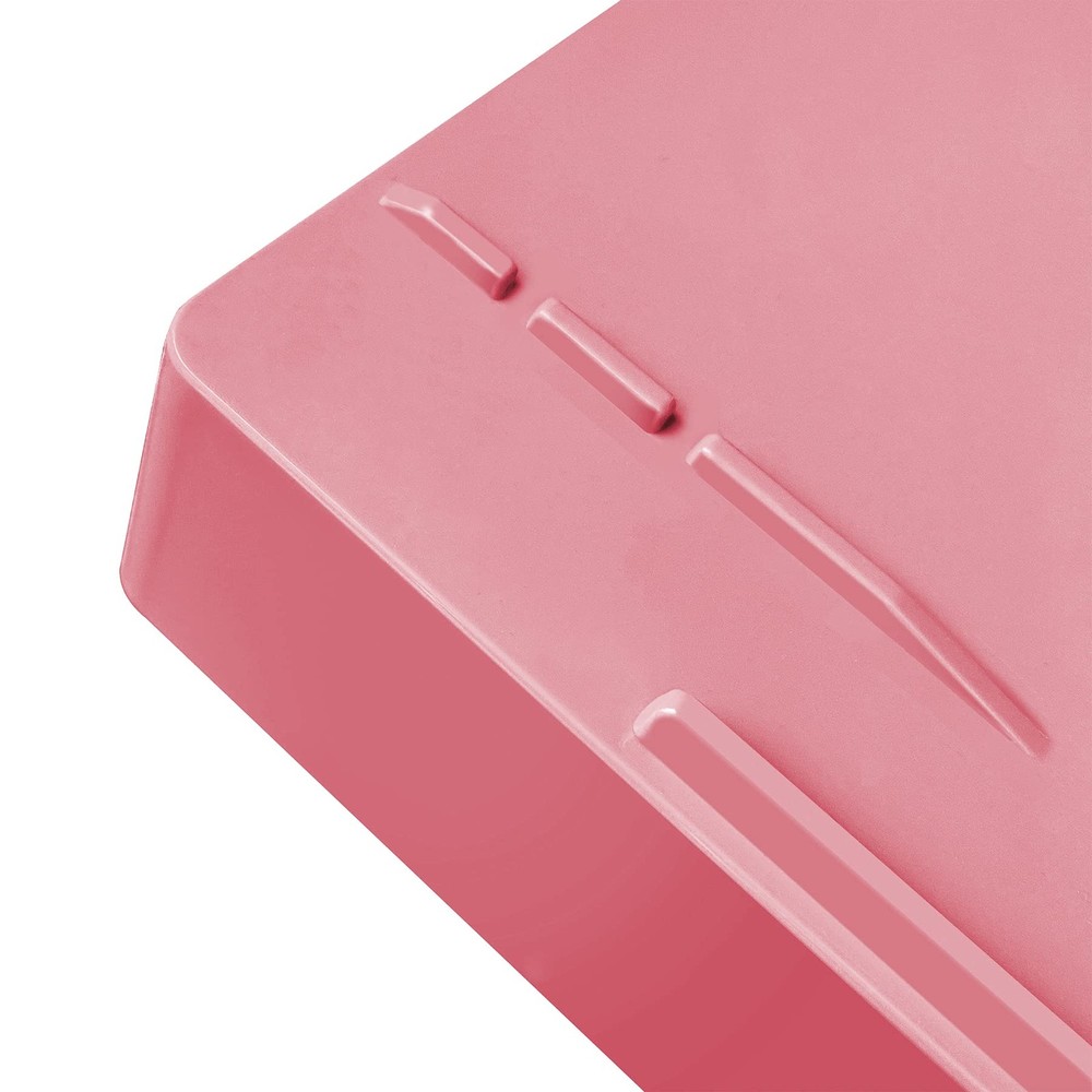 Stackable Letter Tray Single Side Load, Plastic, Desktop File Organizer (Soli...