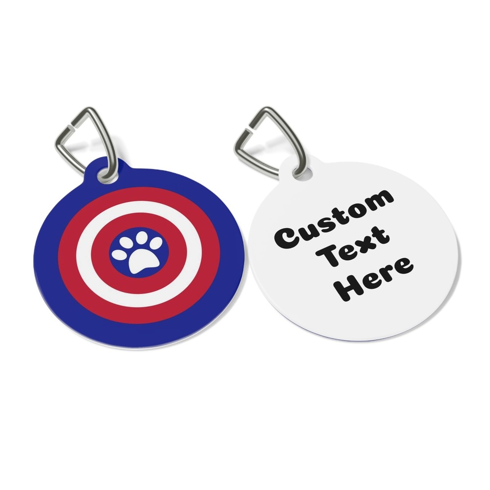 Dog Tag - Superheroes - Captain Pawmerica