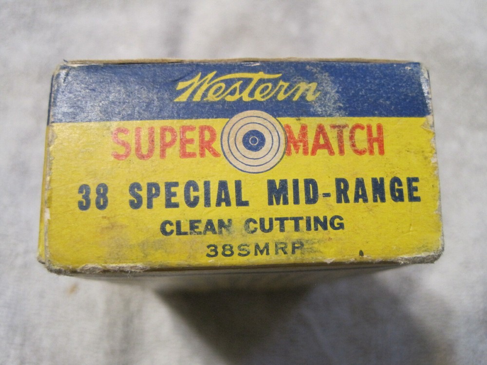 Vintage Western Super Match .38 Special Mid-Range - Empty Box
