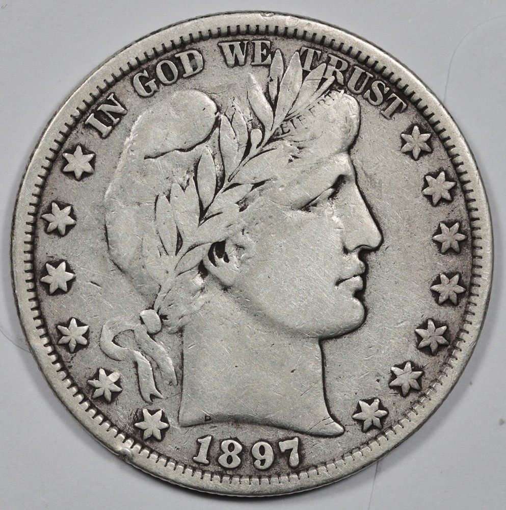 1897 Barber Half.  VF.  201793