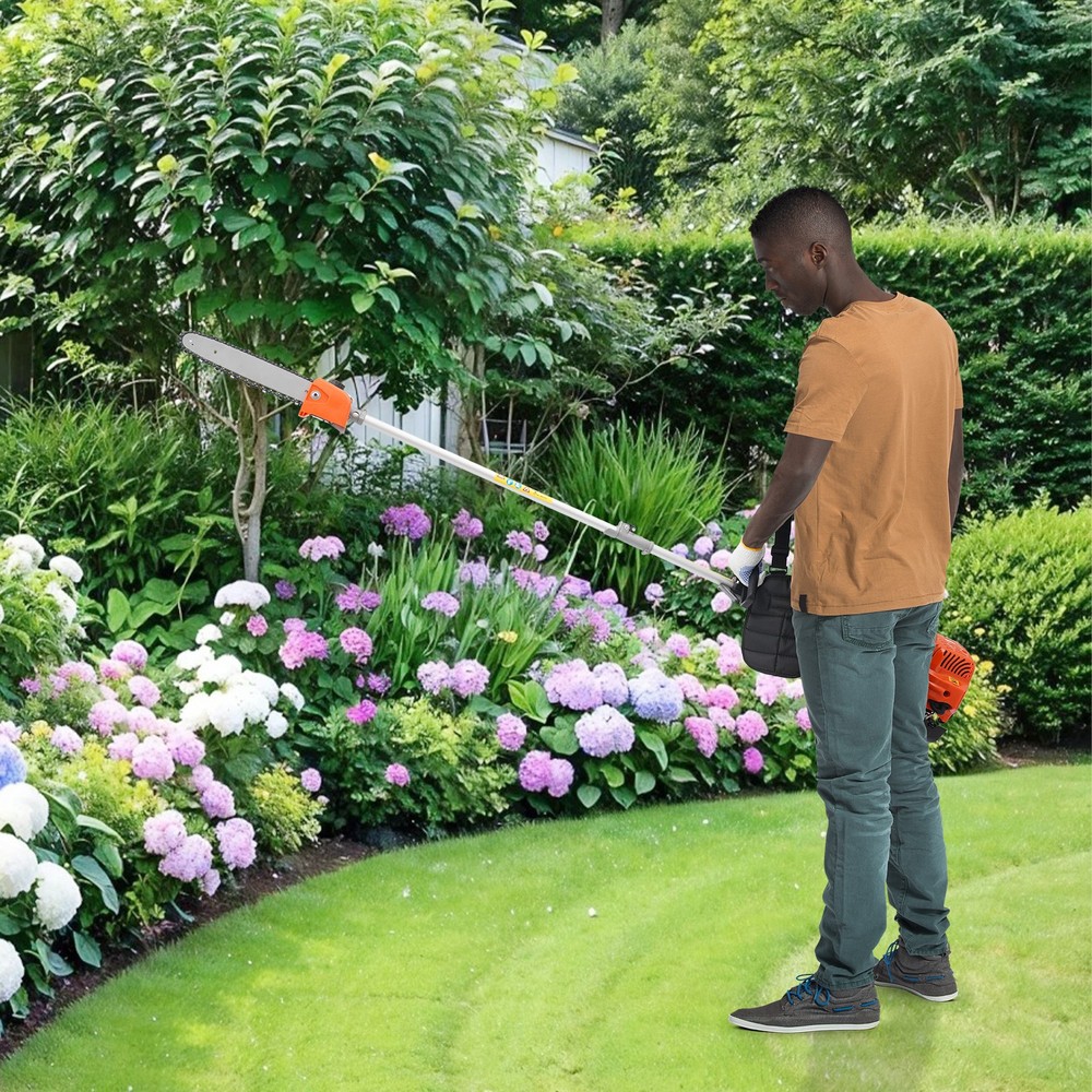 5-in-1 Multi-Functional Trimming Tool Gas Hedge Trimmer 52CC 2-Stroke Weed Eater