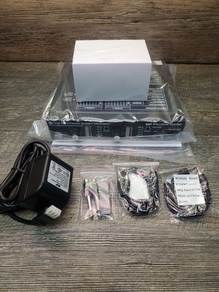 New Williams Sound 232 2 Channel Infrared System Modulator  Microprocessor