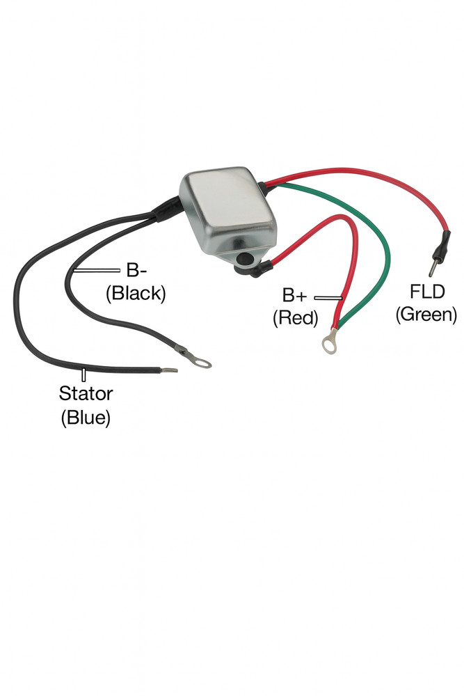 New Delco External Regulator With Voltage Adjustment 12V D7018