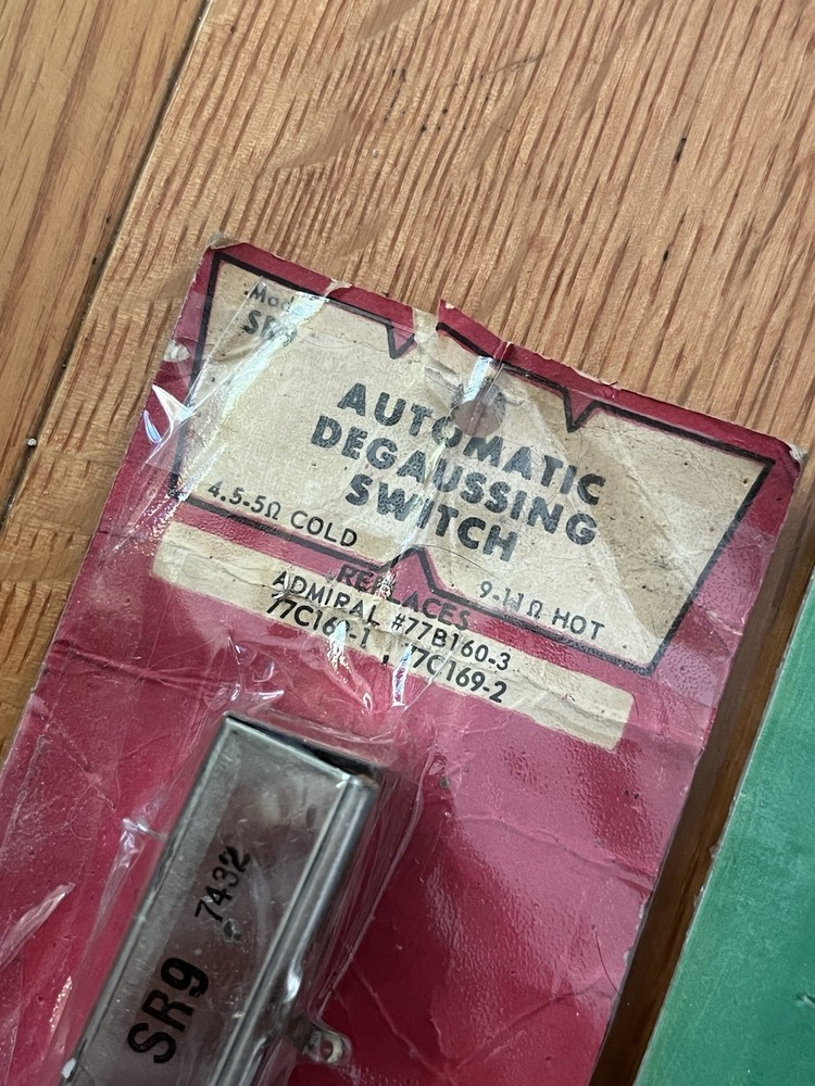 2 NOS Workman Electronic Automatic Degaussing Switch Model SR10 SR9