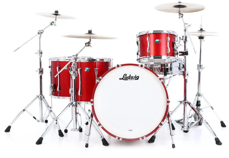 Ludwig Classic Maple 4-piece Shell Pack Bundle - Diablo Red