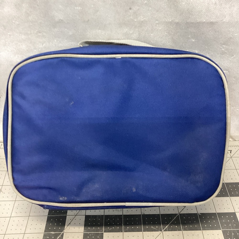 BUC-EES BLUE Zippered Lunch Box Tote