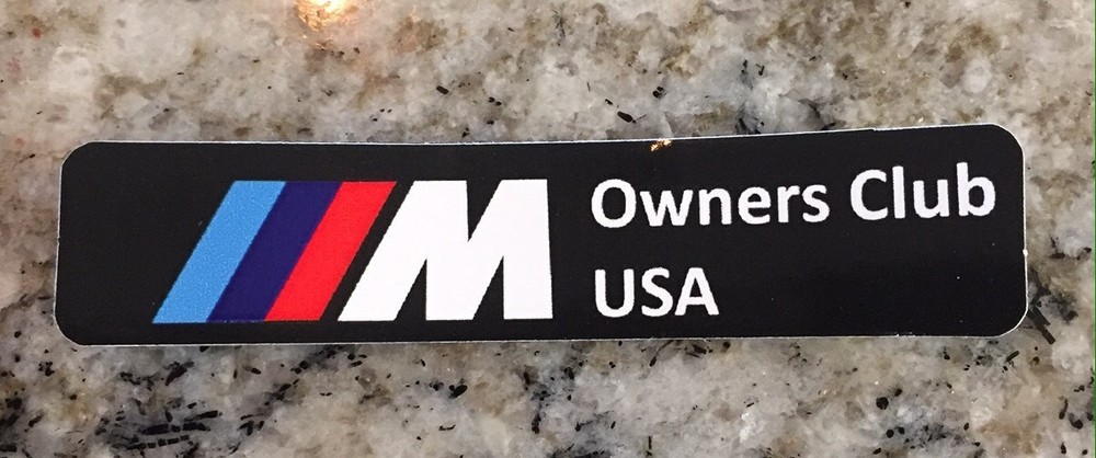 BMW M Decal Sticker M2 M3 M4 M5