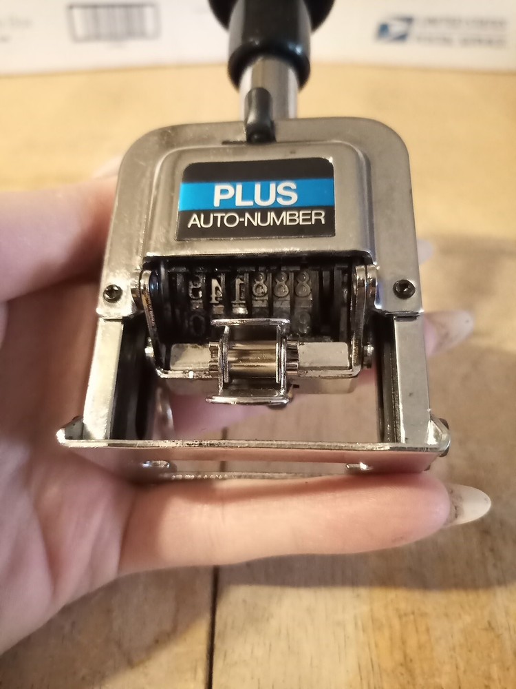 Plus Model A 6-wheel 8 Action Automatic Numbering Machine