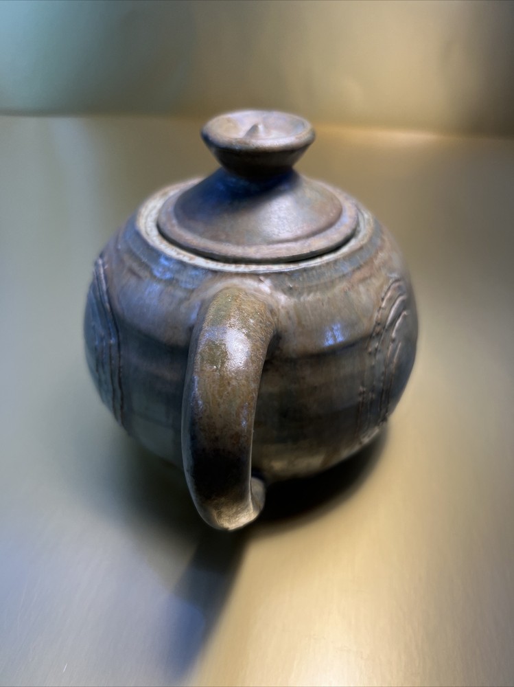 Unmarked Ceramic Teapot green