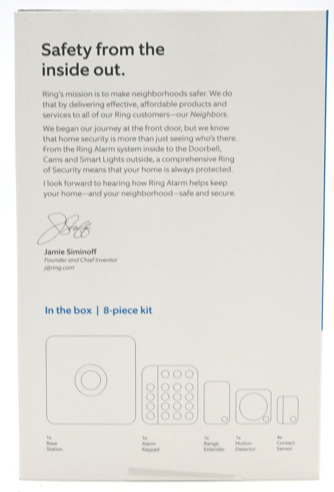 New Ring Alarm 14 Piece Kit 2nd Generation Home Security System - White