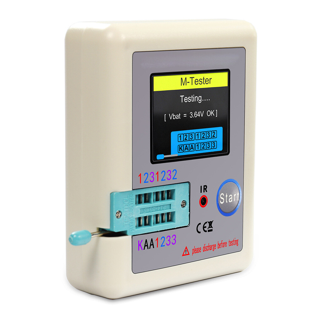 Transistor Tester LCR ESR NPN MOSFET LCR-TC1 Diode Triode Capacitance Meter