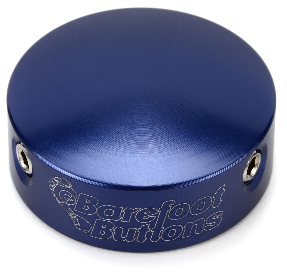 Barefoot Buttons V1 Standard Footswitch Cap - Dark Blue (3-pack) Bundle