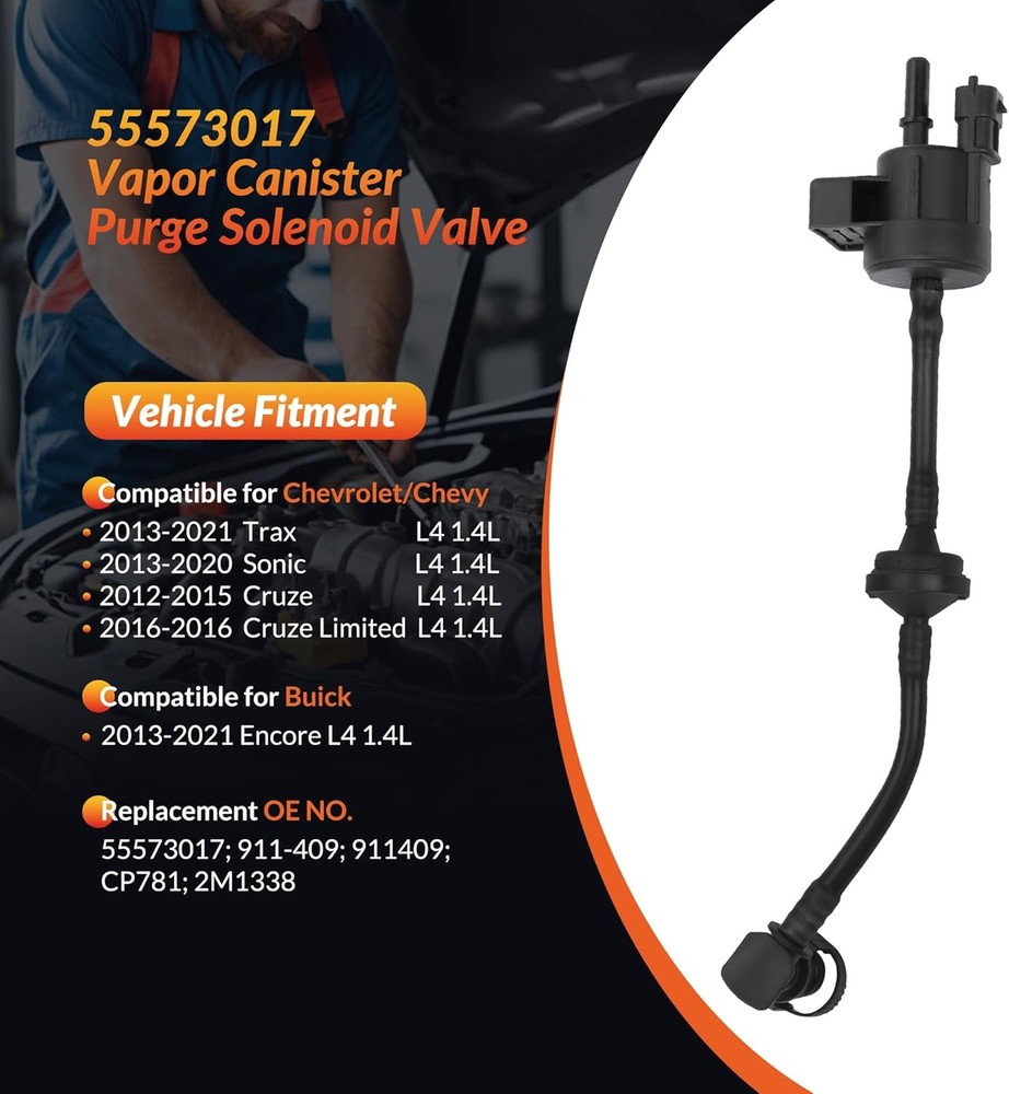 EVAP Purge Solenoid Chevy Sonic 55573017 2013-2020