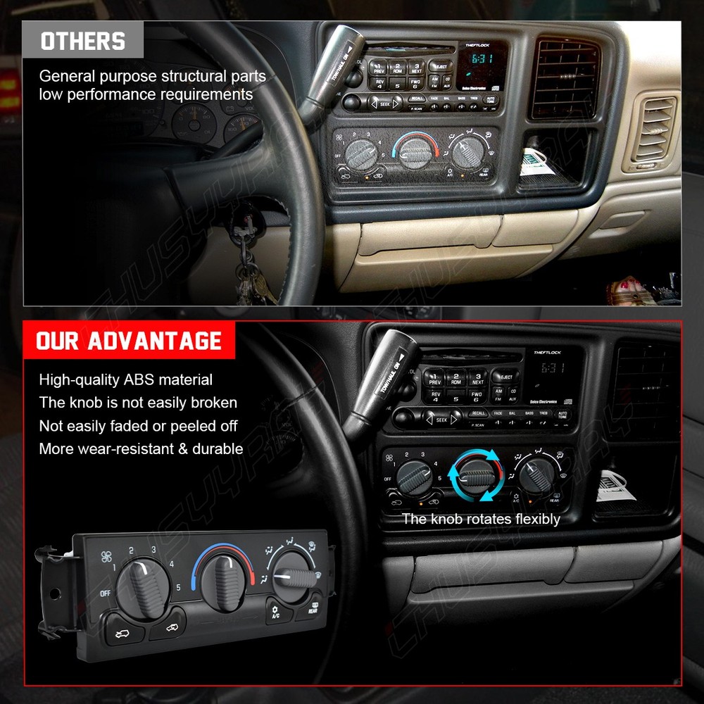 Heater A/C AC Climate Control Module For 2000-2002 GMC YUKON
