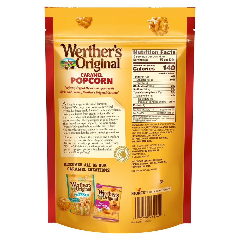 (2 pack Caramel Popcorn Classic Caramel 5.29 oz