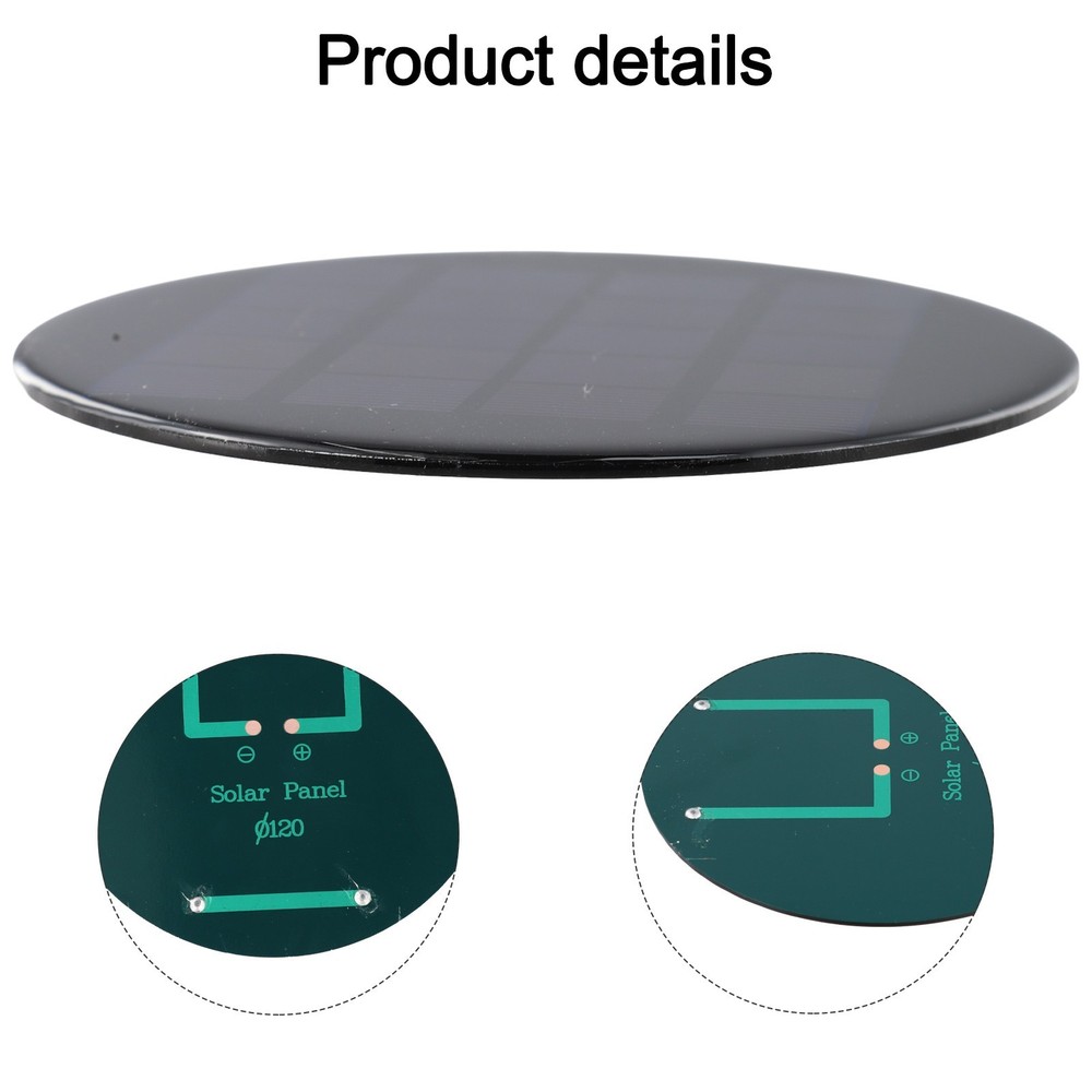 120mm Round Solar Panel for Enhanced Efficiency in Solar Energy Harvesting